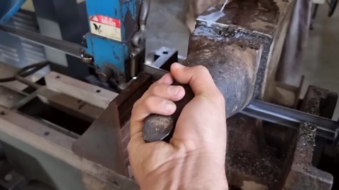 I forged a Celtic axe from old anvil