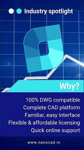 🎯 Designers worldwide switching to nanoCAD | Affordable, DWG-compatible CAD software
