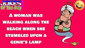 Funny Joke: A Woman and a Genie - 1Funny.com