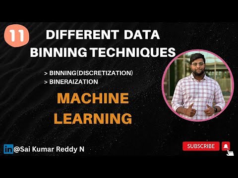 Binning Techniques in Machine Learning | Learning Machine Learning In 2024 #machinelearning #data
