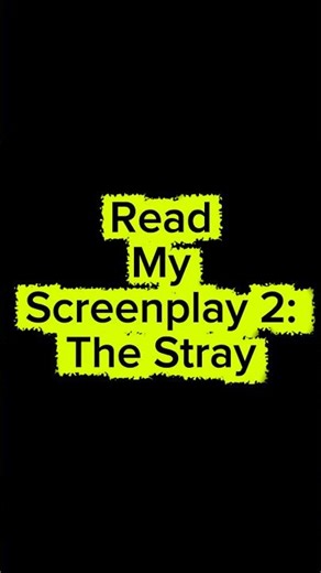 Read My Screenplay 2: The Stray