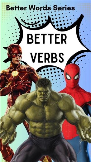 Upgrade Your Action Scenes! Better Verbs: Superhero Edition 🦸‍♂️💥 #writingtips #creativewriting