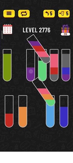 Water sort puzzle level 2776 #watersortpuzzle #games #solveitwithme #colors #gamesolutions #puzzle