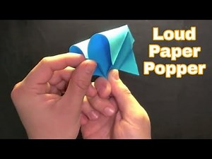 How To Make an Easy Paper Popper - Paper Origami