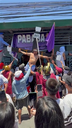 Real Crucifixion Magdarame 2026 #holyweek -#pampanga #travel #philippines #trending #vlog #ytshorts