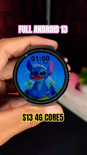 SMARTWATCH FULL ANDROID S13 4G COM ANDROID 13 VWAR CORE5 #shorts