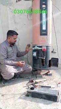 Geyser auto start device in gass load shredding #geyser