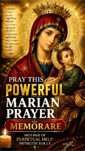 The Memorare Prayer | Mother of Perpetual Help Intercede for Us #prayer #virginmary #faith