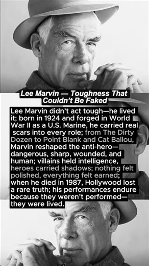 Lee Marvin — Toughness That Couldn’t Be Faked 🤠#shortvideo