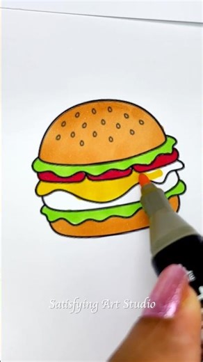 Smooth Marker Coloring ASMR ✨ | Oddly Satisfying #art #relaxationsounds