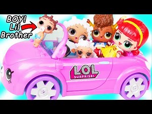LOL Surprise Doll Fresh Gets New Cutie Cars Car Toy + Custom Lil Brother Punk Boi Boy, Toys R Us