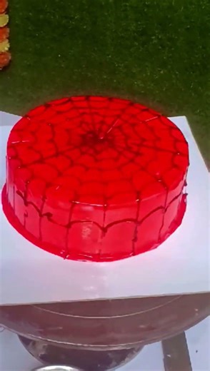 Spider man Theme Cake design #cake #shortsfeed #cakedecorating #themecake #ytshorts #ytshortsindia