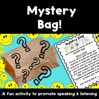 Oral Presentation Project - Mystery Bag - Speaking & Listening - Primary - Upper