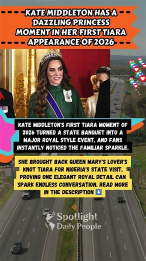 Kate's First Tiara of 2026 ✨ #KateMiddleton #PrincessKate #Royals