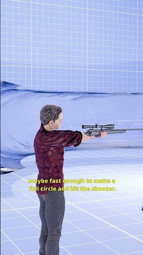 What Happens If You Shoot Into a Curved Ice Ramp?