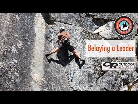 How To Belay A Lead Climber