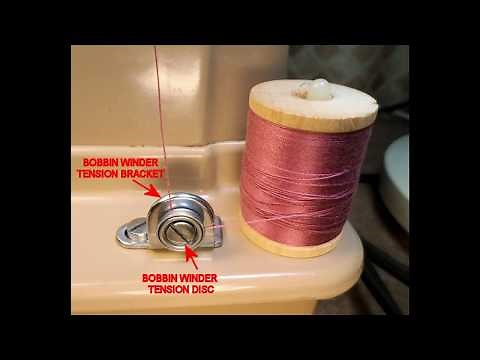 SINGER MODEL 404 RESTORE SERIES Pt. 32 ALL ABOUT BOBBIN WINDING