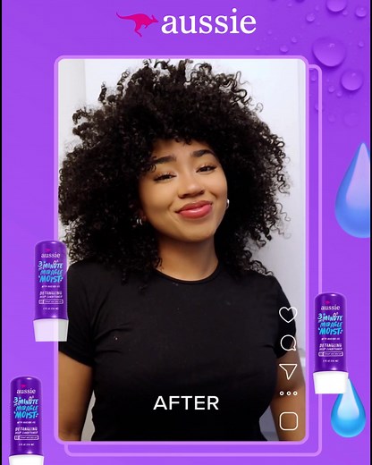 Aussie's 3 Minute Miracle Moist drenches hair with 3x more moisture for #aussome, moisturized hair. | Aussie