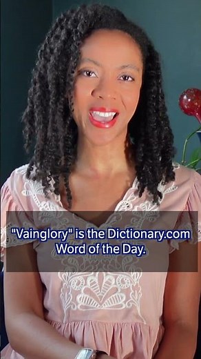 Word of the Day: vainglory