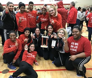 Junior varsity Cardinal Dance Team wins Grand Champion award