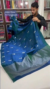 Chanderi Pattu Silk Eknaliya Buttas Sarees Pure Silk Oder Now.9770530638 #pattusarees