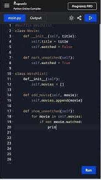 Python OOP in Real Life 🚀 Build a Netflix Watchlist App with Classes & Objects #python #tricks
