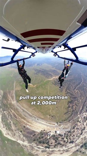 it’s a grip test at this point 👊🪂: @jeff_provenzano & Mike Brewer🚁: Aaron Fitzgerald & @redbullairforce