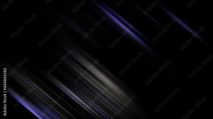 Abstract background with purple and black stripes. Modern elegant black dynamic motion background template for documents, reports and presentations. Sci-Fi Futuristic. 4K 3D seamless looping.