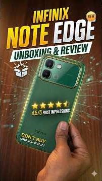 🔥 Don’t buy a phone 📱 before watching this! 🔥Infinix Note Edge – full honest review 💥👉 Display check