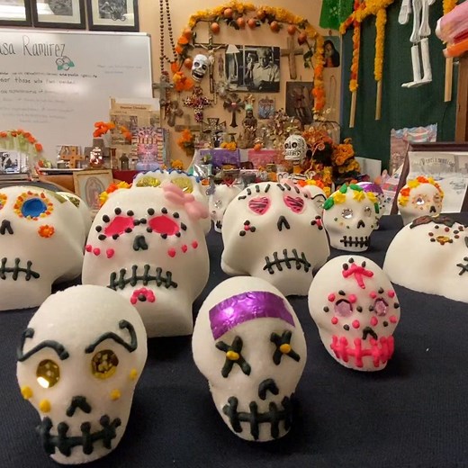 62K views · 207 reactions | Sugar skulls have become one of the most popular traditions for Day of the Dead. But do you know what it takes to make and decorate one? | Localish | Facebook