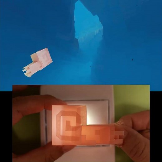 Minecraft Mob : Baby Nautilus (tracing paper) / #minecraft #papercraft