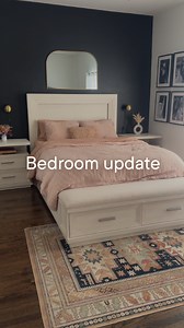 "Junk journal with meee! bedroom update 🛏️ obsessed with my new bed frame and nightstands from Value City Furniture— with LED lights and built-in charging ports, I may never leave 🤭" —@kalli.likethestate #MyVCF | Value City Furniture
