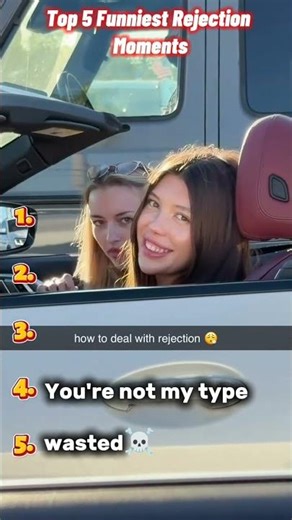 Top 5 funniest rejections #shorts #funnyshorts #viral #trendingshorts #rejection #funny