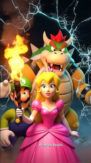 Mario Meets Ghost In The Mirror 👻🍄 | Scary Funny Mario Animation | Haunted Reflection!