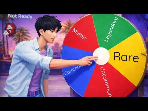 Fortnite with Henry and EJ, but we can only use a loadout we get from the spinning wheel ￼