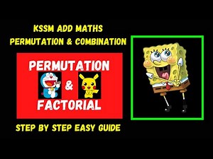 Add Maths KSSM Form 5 Chapter 4 Permutation and Combination : Number of Arrangement and Factorial