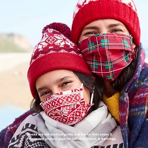 297K views · 2.1K reactions | We made holiday masks! 50% off for a limited time only! Online Exclusive. Breathable, washable & super stylish, in kids and adult sizes. | Old Navy | Facebook
