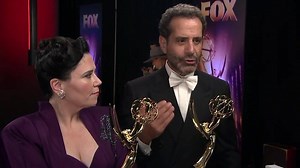 31K views · 376 reactions | Tony Shalhoub and Alex Borstein, who both just won #Emmys for their roles in "The Marvelous Mrs. Maisel," tell Amy Robach how their characters "Abe" and "Susie" would react to winning Emmys! gma.abc/2kzecV8 | Good Morning America | Facebook