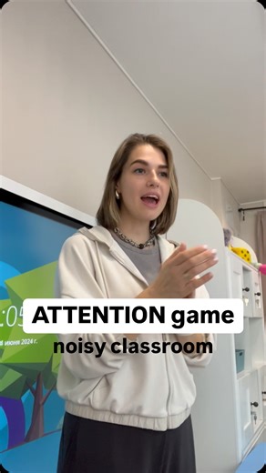ШКОЛА АНГЛИЙСКОГО SKILLBRIDGE on Instagram: "Losing your students in the noise? Try this attention-grabber—they’ll be with you in seconds!🤩"