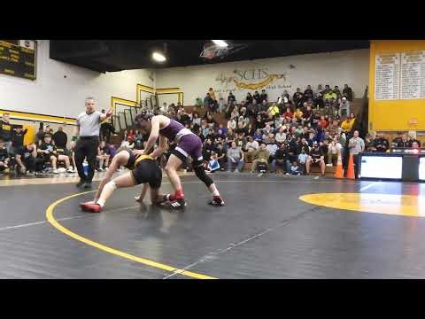 132lbs #1 (at 126) Coleman Nogle (MSJ) Win by Fall Marchany (SC), MSJ 15 - SC 6