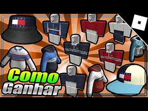 Como Ganhar 12 Novos itens Grátis [Colorblock Cap, Tommy Hat Black] Roblox Evento Tommy Play
