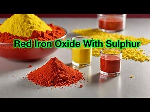 Red Iron Oxide With Sulphur | Science & Alchemy Experiment