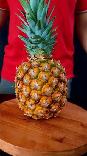 ASMR Frying Eggs with Pineapple | Satisfying Cooking Sounds (No Talking) #shortsvideo