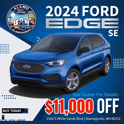 ✨ Drive in Style with the 2024 Ford Edge SE! ✨ Looking for the...