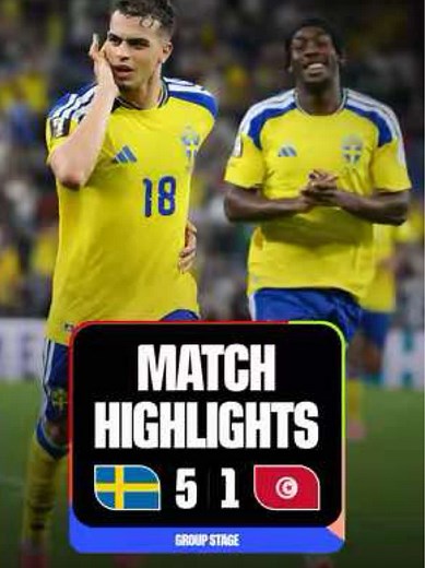 Sweden vs Tunisia highlights – Sweden 3 Tunisia 2026 World Cup