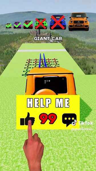 Big & Small Cars vs Narrow Descent & Spinners #beamng #beamngdrive #cargame