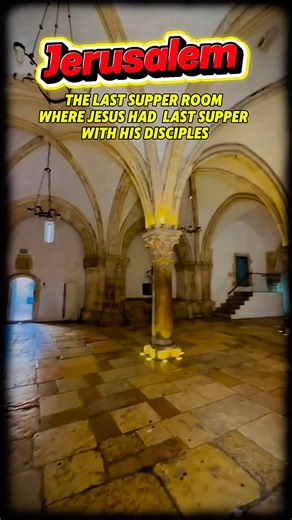 The Upper Room ✝️🍷 The place of the Last Supper #christianreels #jesuschrist #easter #motivation
