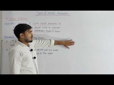 Batch Extraction || Liquid -Liquid extraction || By Learn with Utkarsh
