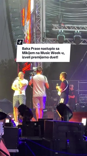 Baka Prase i Miki Music Week: premijerno izvođenje dueta