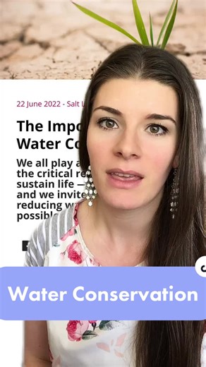 The Church of Jesus Christ of Latter-day Saints Water Conservation Statement